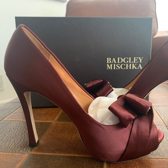 Badgley Mischka, Burgandy, Size 8, Brand new - Picture 4 of 4